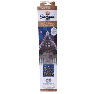 Diamond Art Paint by Number “Christmas House” Kit (NWT)